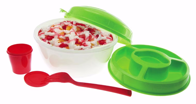 ClearMax All in One Salad 2 Go Container with Attachable Fork