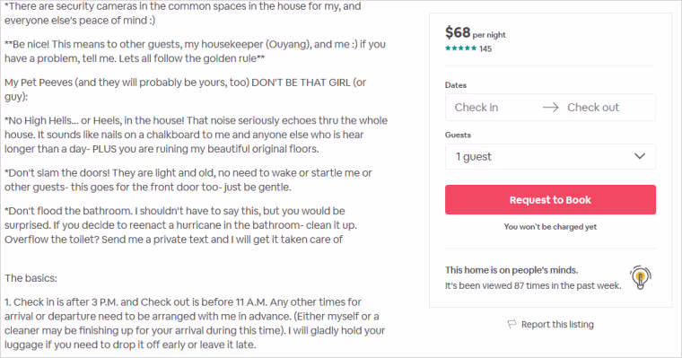 Image: Airbnb