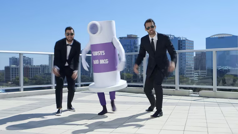 A rap video created for the Insys 2015 national sales meeting features head of sales Alec Burlakoff dressed as a dancing bottle of the company's highly addictive fentanyl-based pain drug, Subsys. Burlakoff has pleaded guilty and testified in federal court on Friday.