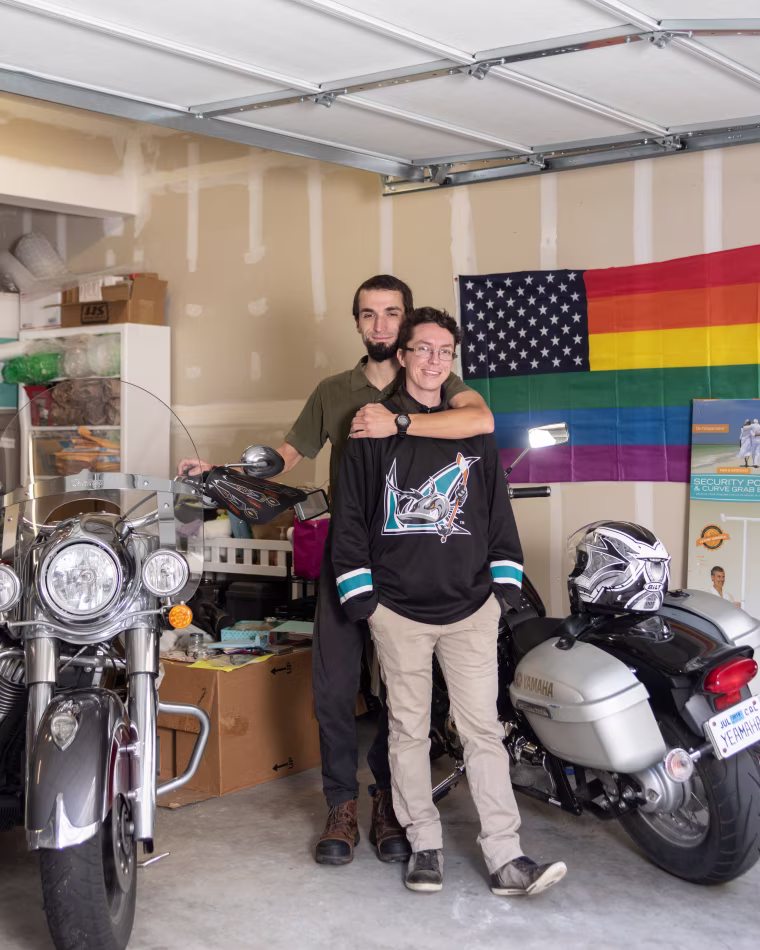 Image: Rick Zentler, right, and his husband, Neil Kloper