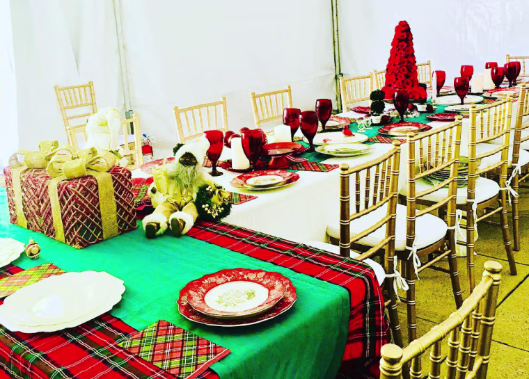 Image: Nichelle Tramble Spellman's Christmas party in 2018.