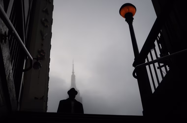 Fog in New York City