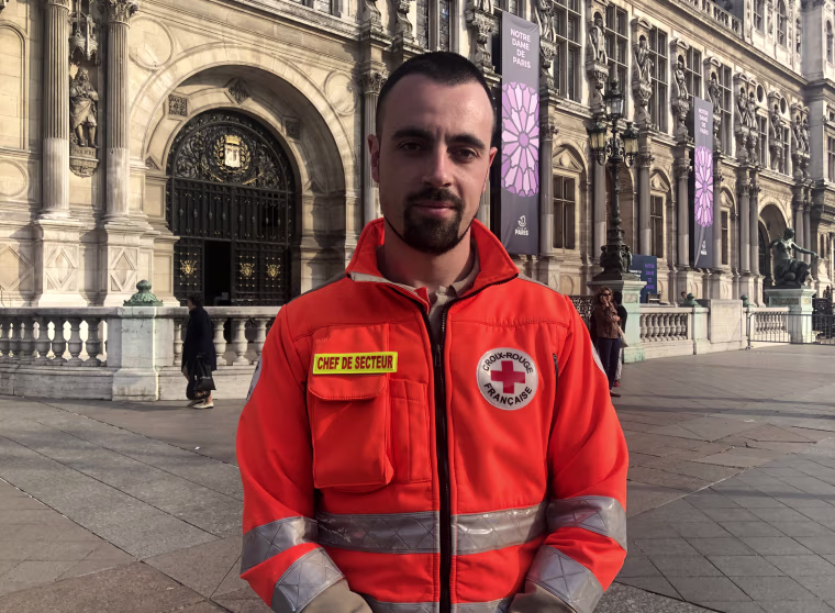 Image: Rodrigo Garcia of the Red Cross Paris.