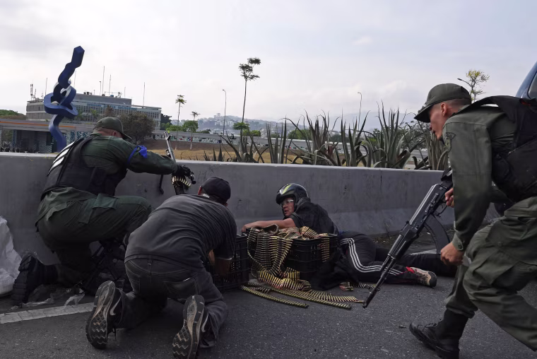 Image: VENEZUELA-CRISIS-CLASHES
