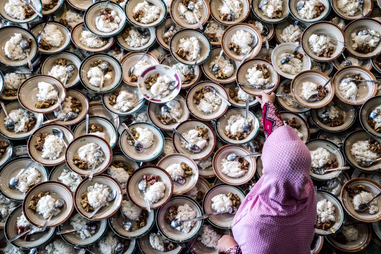 Image: *** BESTPIX *** TOPSHOT-INDONESIA-RELIGION-ISLAM-RAMADAN
