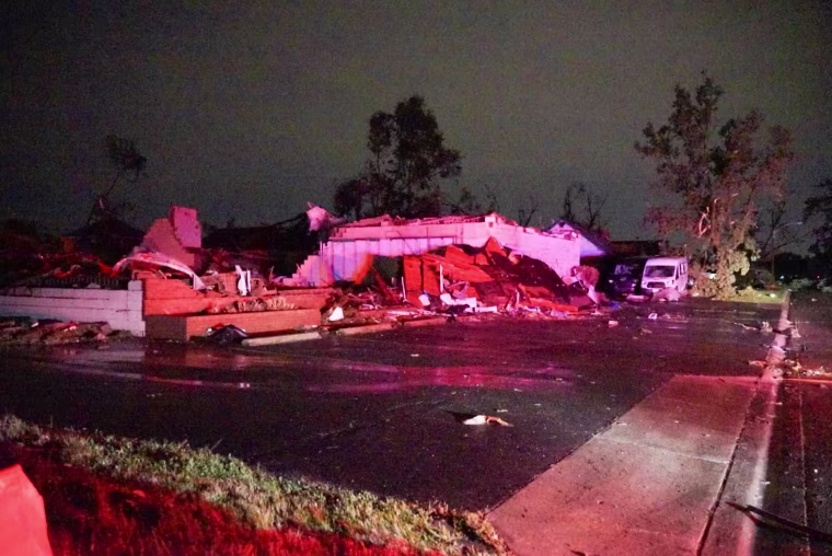 IMAGE: Dayton, Ohio, tornado damage