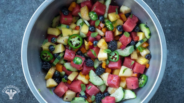 SWEET, SPICY &amp; SALTY FRUIT SALAD