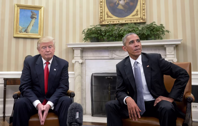 U.S. President Barack Obama meets with President-elect Donald Trump at the White House - DC