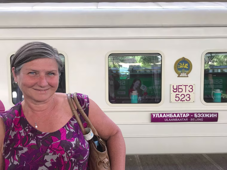 Image: Helen Tronstad travelled to Thailand from Stockholm via train.