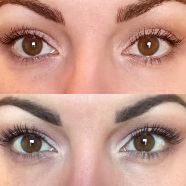 The Lavish Lash serum includes hyaluronic acid to plump lashes and biotin to stimulate growth.