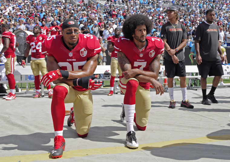 Image: Eric Reid and Colin Kaepernick