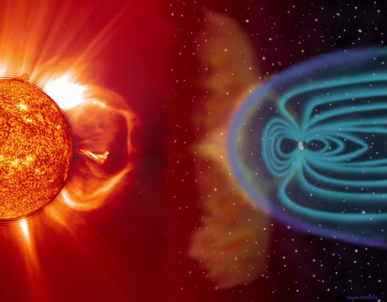Image: Earth's magnetic field