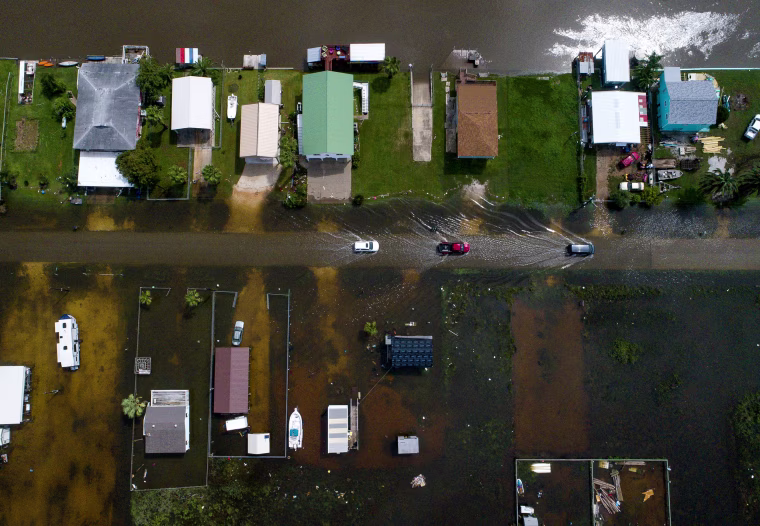 Image: Flooding in Sargent, Texas.