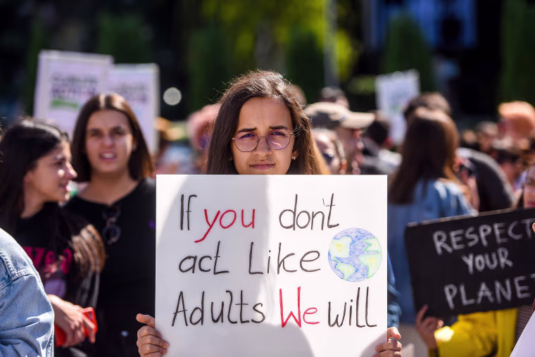 Image: NMACEDONIA-UN-CLIMATE-ENVIRONMENT-DEMONSTRATION