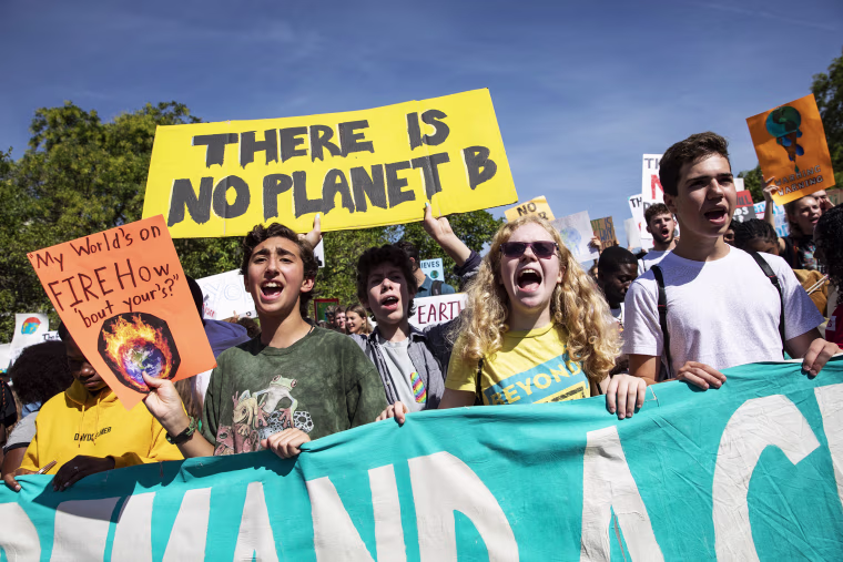Image: Thousands Of Americans Across The Country Participate In Global Climate Strike