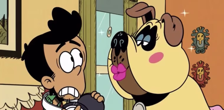 The dog in "The Casagrandes" is named Lalo, after cartoonist Lalo Alcaraz.