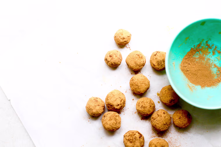3-Ingredient Cocoa Almond Truffles
