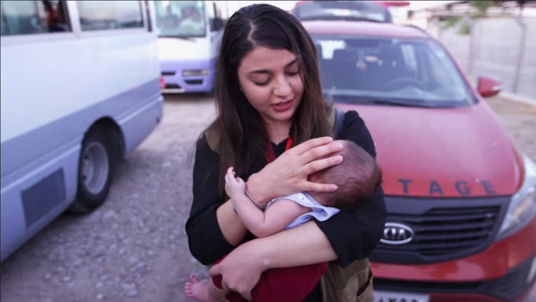 Image: Refugees in the Bardarash Camp, Northern Iraq on Oct. 16, 2019.