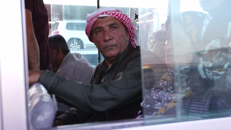 Image: Omar Boby Ossy, from Raslain, in the Bardarash Camp, Northern Iraq on Oct. 16, 2019.