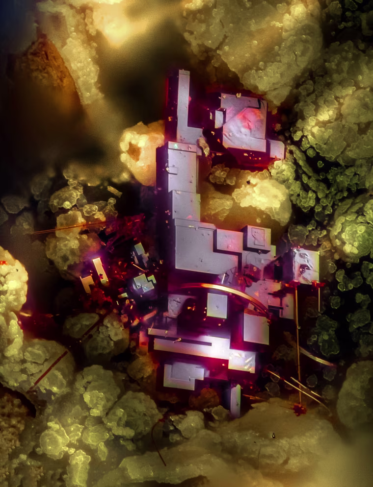 Image: Cuprite (mineral composed of copper oxide)