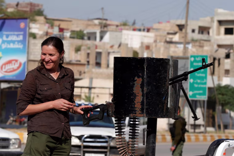 Image: A Kurdish policewoman 