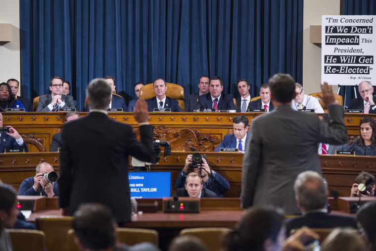 Image: BESTPIX - Amb. William Taylor And Deputy Assistant Secretary Of State George Kent Testify At Impeachment Hearing