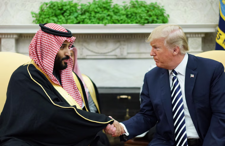 Image: President Donald Trump and Crown Prince Mohammed bin Salman 