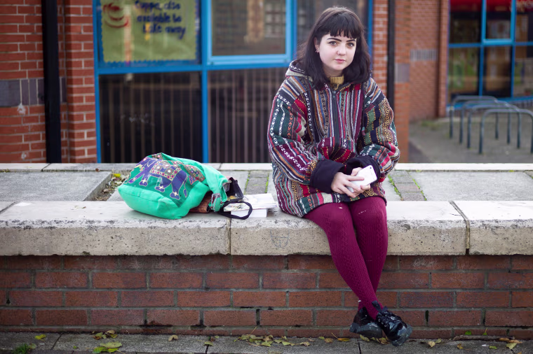 Image: Amy Heald, 19, from Thornaby is a student in Hartlepool.
