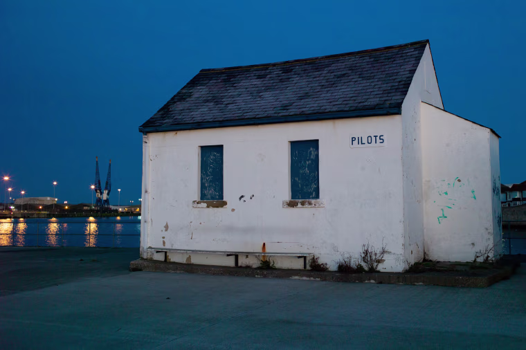 Image: General view of the pilots building at Hartlepool headland.