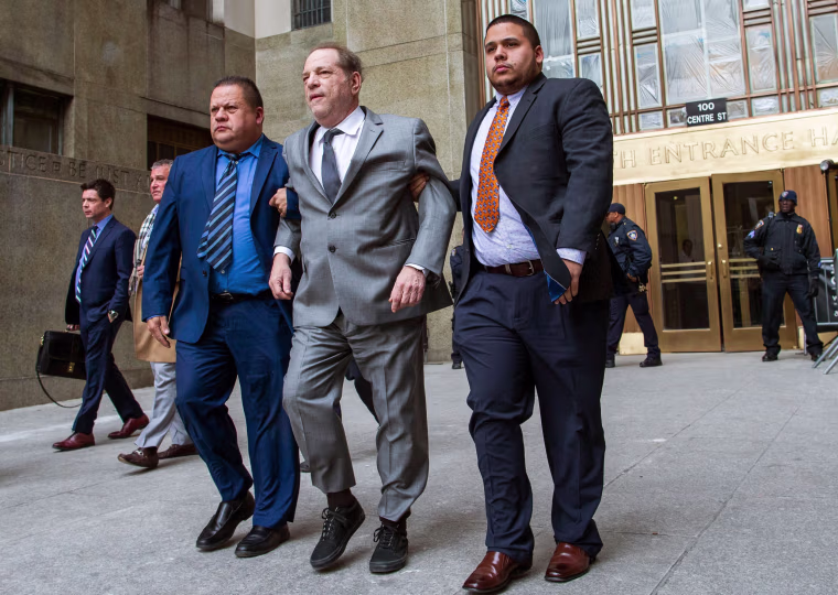 Image: TOPSHOT-US-COURT-WEINSTEIN-FILM-CRIME-assault