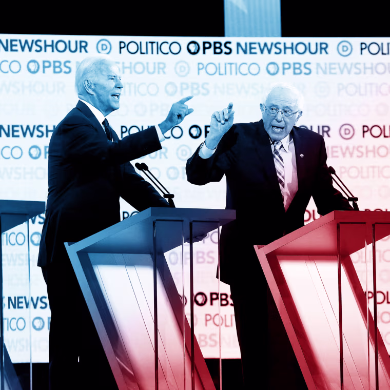 Image: Democratic Presidential Candidates Participate In Last Debate Of 2019