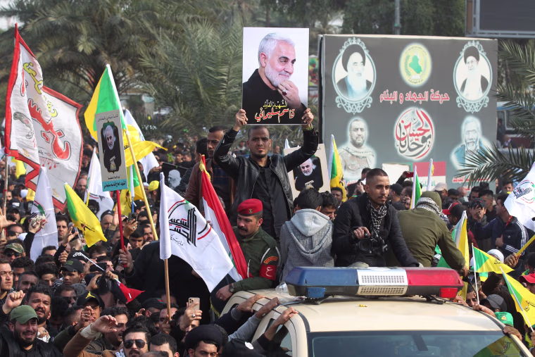 Image: IRAQ-IRAN-POLITICS-UNREST-US-FUNERAL