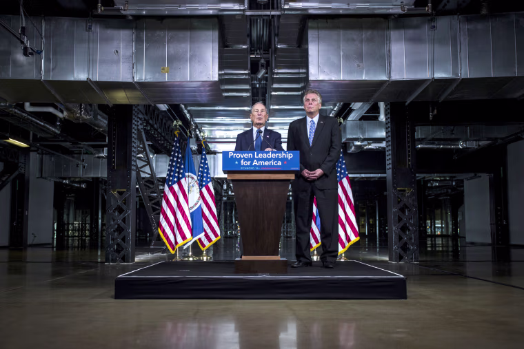 Image: Presidential Candidate Mike Bloomberg Campaigns In Richmond, Virginia