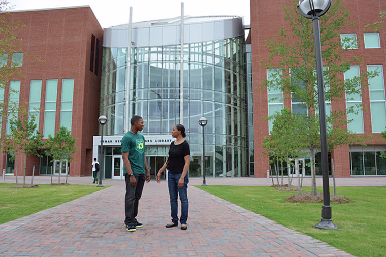 Norfolk State University campus.