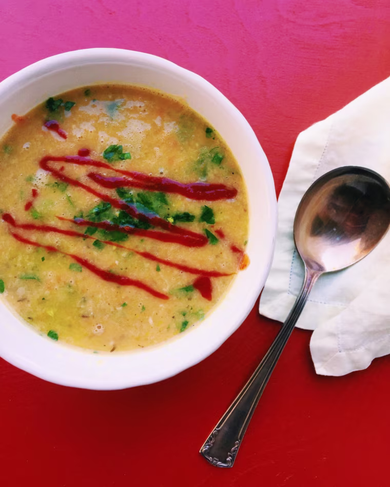 Chunky Cicerchie (or Chickpea) Soup