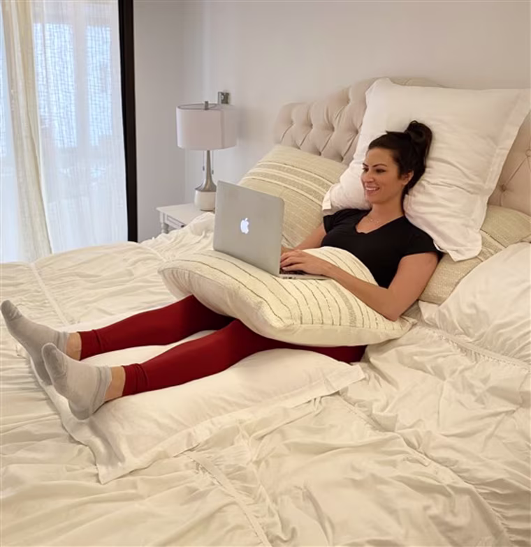 Occasionally, it's OK to work from bed.