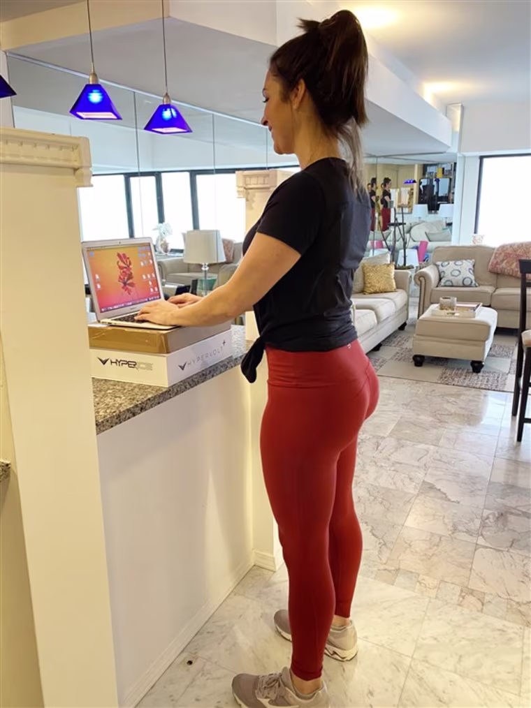 Do you have a countertop? You can create a standing desk.