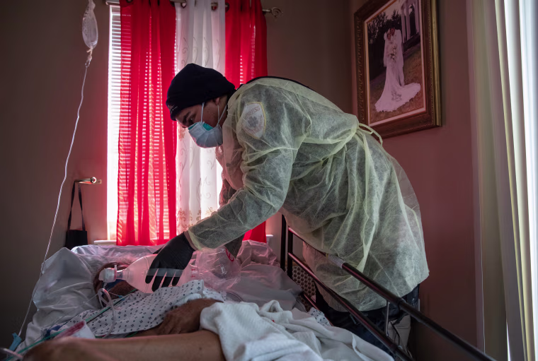 Image: Tri-State EMS Workers Confront Growing Number Of Coronavirus Cases