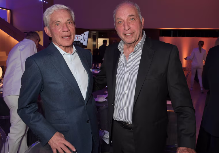 Image: Simon Reuben and David Reuben attend a private view of "Stanley Kubrick: The Exhibition" at The Design Museum