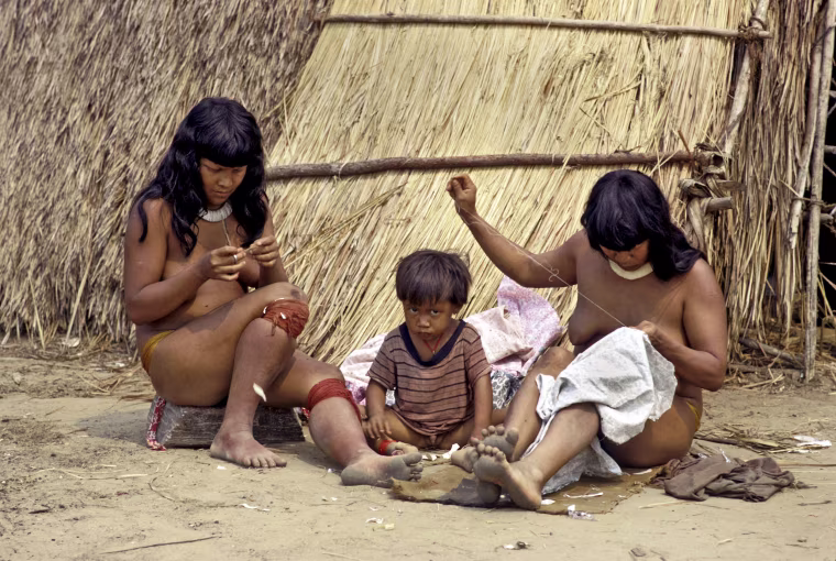 Image: John Hemming has been visting the tribes of the Amazon since the 1970's. This image was originally published in his book, "Tribes of the Amazon Basin".