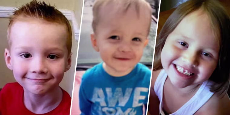 From left, Cameron Allison, Colin Allison and Emma Allison.