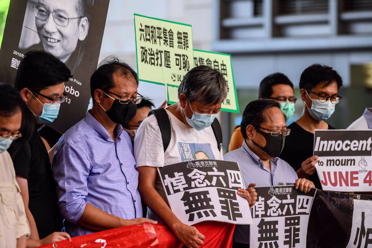 Image: Protesters in Hong Kong