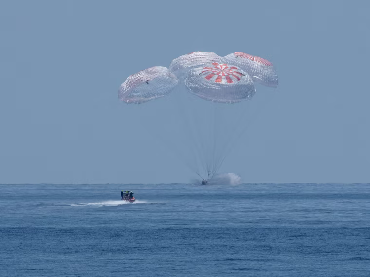 Image: TOPSHOT-US-SPACE-NASA-SPACEX