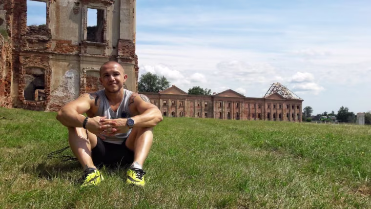Image: Former police officer Yegor Yemelyanov from Belarus.