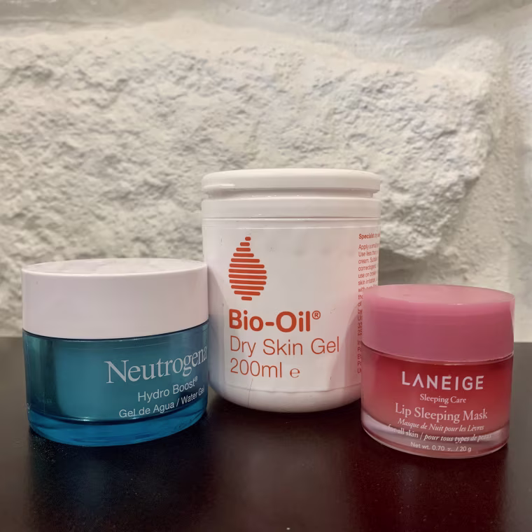 my beauty regimen includes several gels