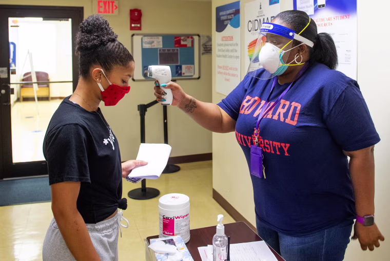 Fred Lowery of Thermo Fisher said the company had been considering how to help "Black colleges and university students get back on campus safely as we battle the pandemic.”