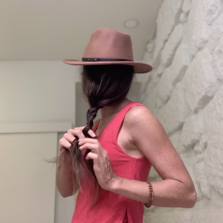 my fedora hat has a cute decorative belt