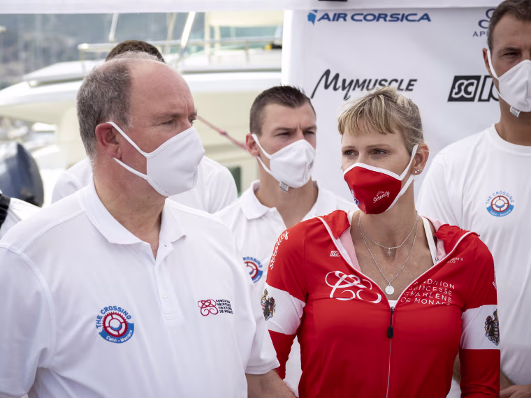 Image: Prince Albert II of Monaco and Princess Charlene of Monaco.