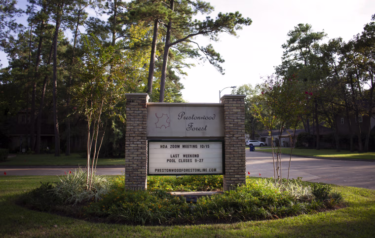 Image: Democrats are spending tens of millions of dollars trying to win votes in neighborhoods like Prestonwood Forest.
