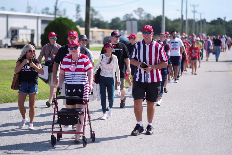Image: Supporters of President Donald Trump